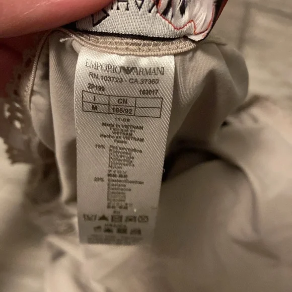 NWOT limited edition 2011 est Rihanna for Emporio Armani slip/negligée